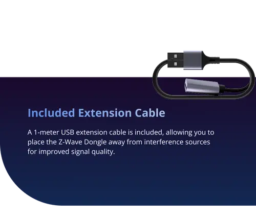 SONOFF Dongle-PZG23 Z-Wave 800 Series USB Dongle with External Antenna Z-Wave Long Range Anti-Interference Supports S2 Security