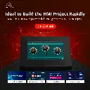 Nextion NX4827P043-011R-Y(TN Display)Intelligent Series HMI Touch Display with enclosure